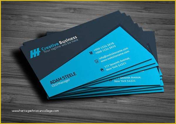 Free Business Card Design Templates Of 53 Best Premium Business Card Template Designs