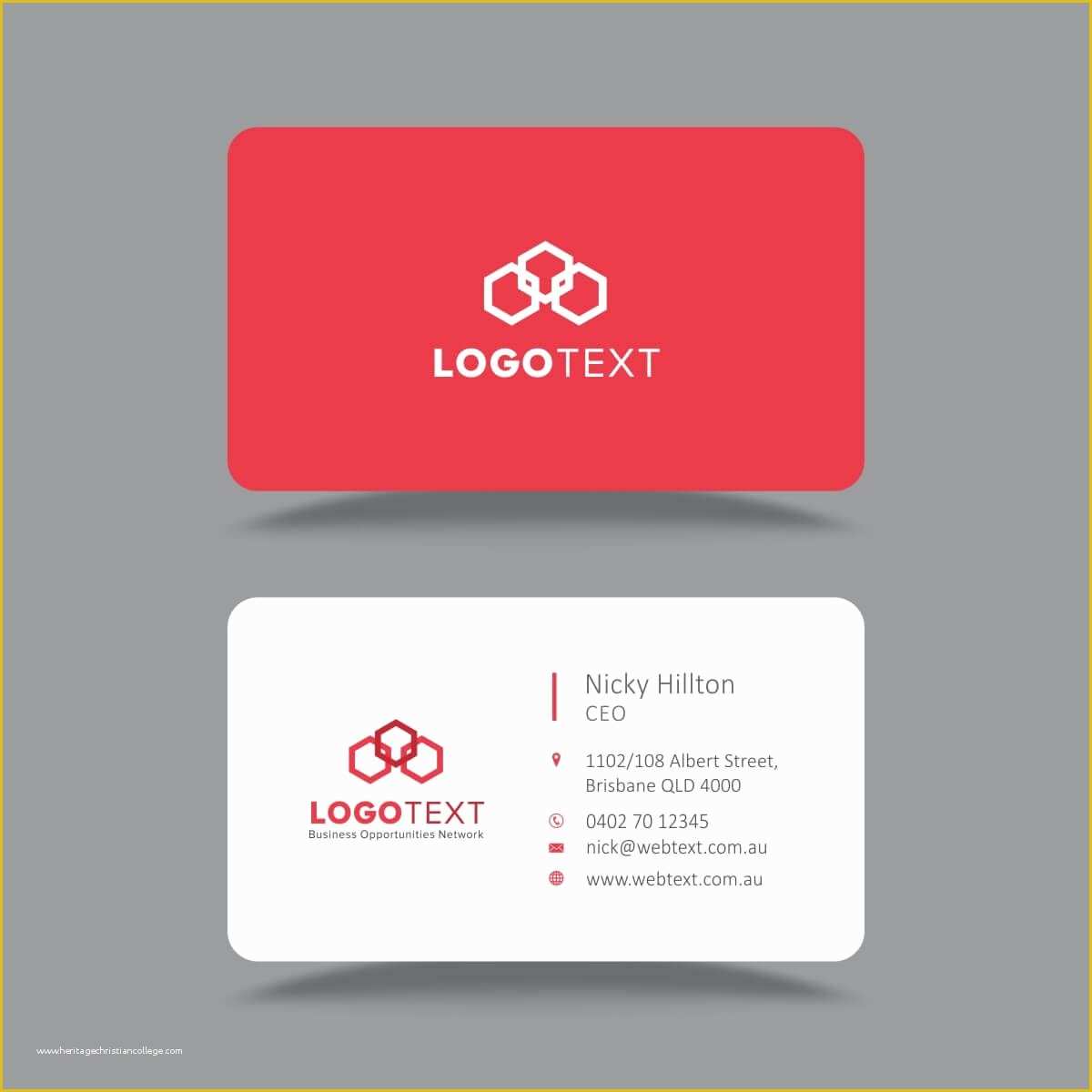 Free Business Card Design Templates Of Networking Business Card Template Business Card Design