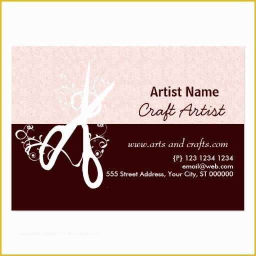 Free Business Card Templates for Crafters Of 4 000 Craft Business Cards and Craft Business Card