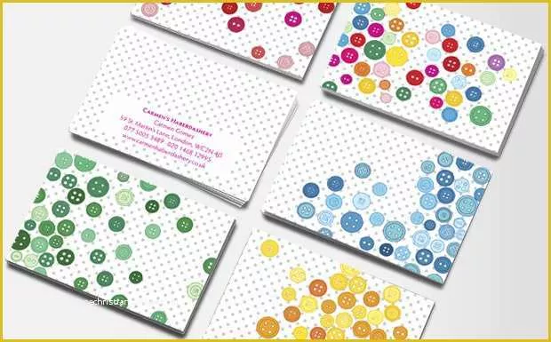 Free Business Card Templates for Crafters Of Art & Craft Business Cards