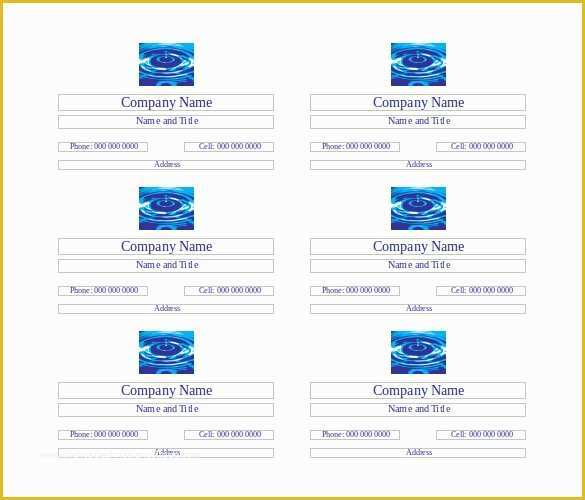 Free Business Card Templates for Word Of 25 Free Business Cards – Free Word Pdf Psd format