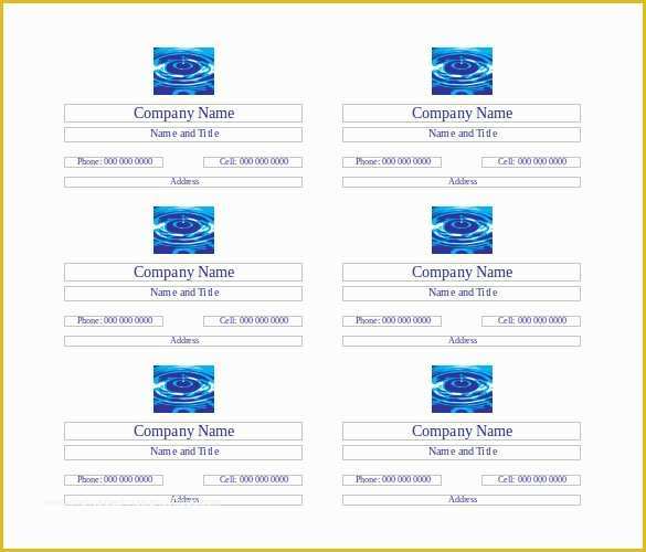 Free Business Card Templates for Word Of 25 Free Business Cards – Free Word Pdf Psd format