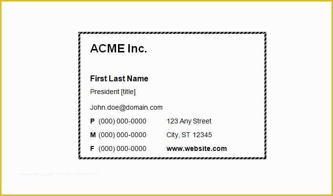 Free Business Card Templates for Word Of 44 Free Blank Business Card Templates Ai Word Psd