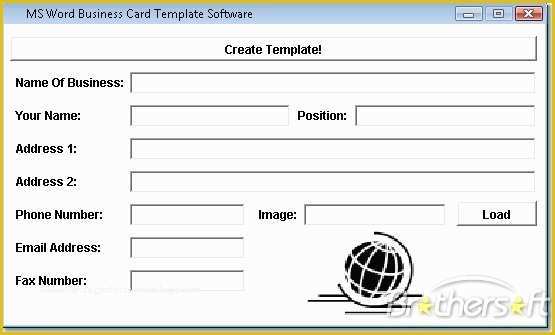 Free Business Card Templates for Word Of Download Free Ms Word Business Card Template software Ms