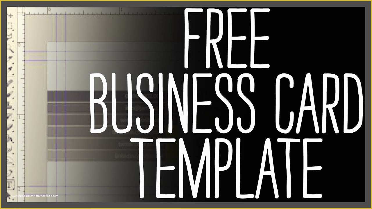 Free Business Card Templates Of Free Business Card Template Shop