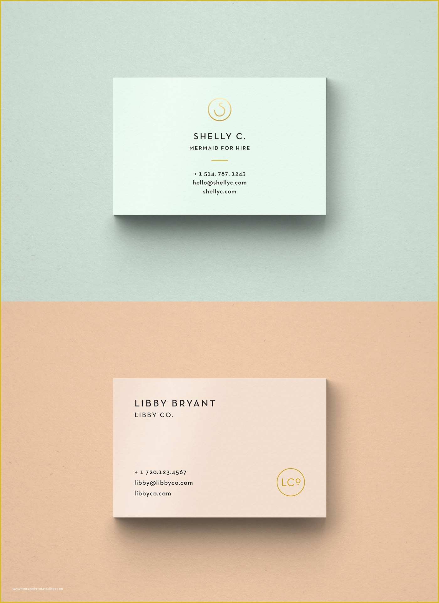 Free Business Card Templates Of Free Business Card Templates • Libby Co Boutique Branding