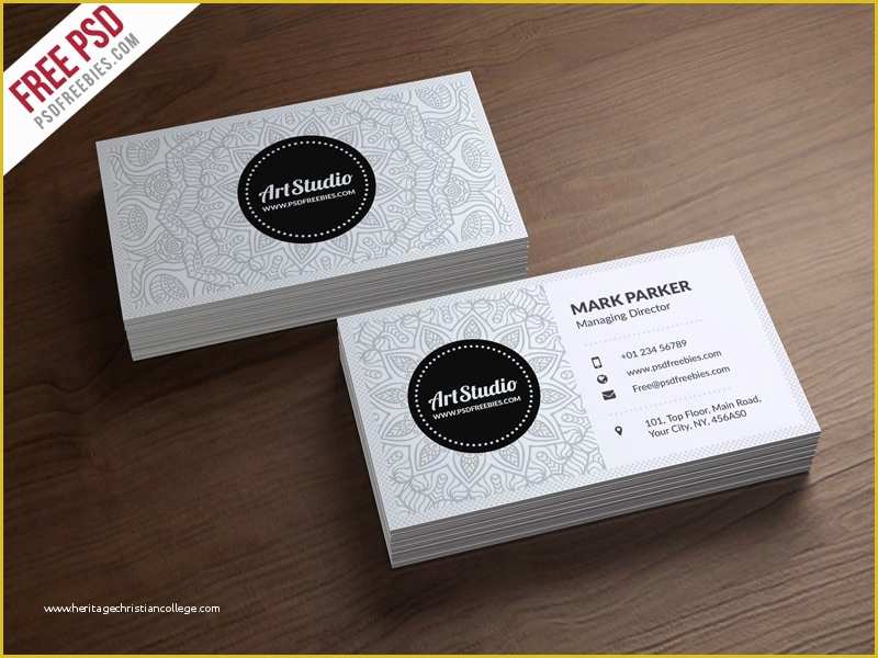 Free Business Card Templates Psd Of 100 Free Business Cards Psd the Best Of Free Business Cards