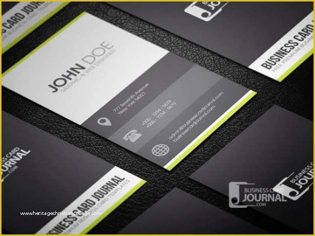 Free Business Card Templates Psd Of Clean Business Card Template In Metro Style Psd File