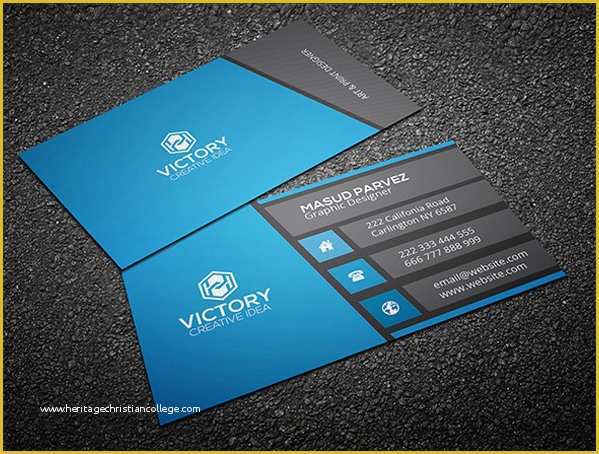 Free Business Card Templates Psd Of Free Business Cards Psd Templates Print Ready Design