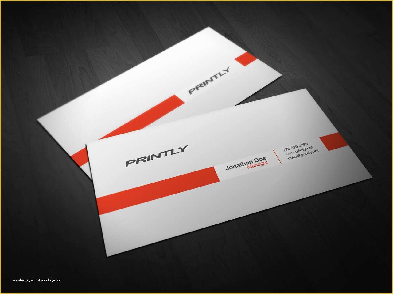Free Business Card Templates Psd Of Free Printly Business Card Psd Template by Kjarmo On