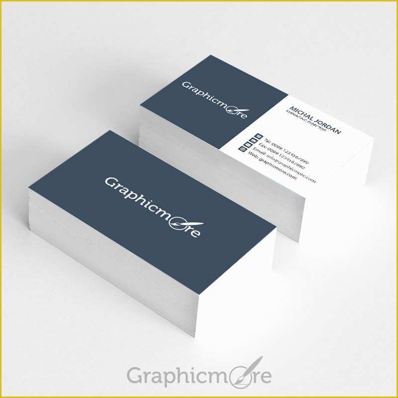 Free Business Card Templates Psd Of Graphicmore Business Card Template Free Psd File