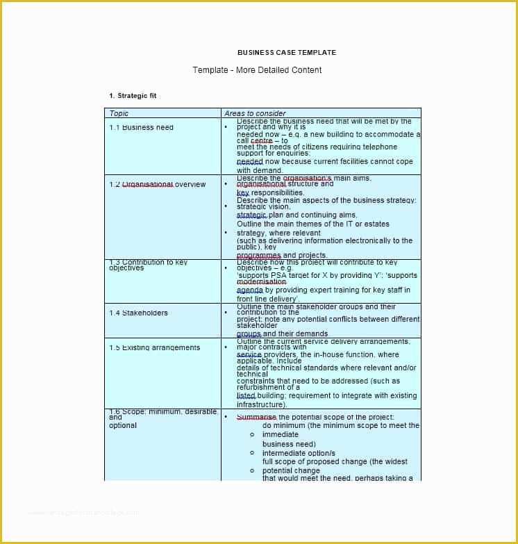 Free Business Case Template Of 30 Simple Business Case Templates & Examples Template Lab