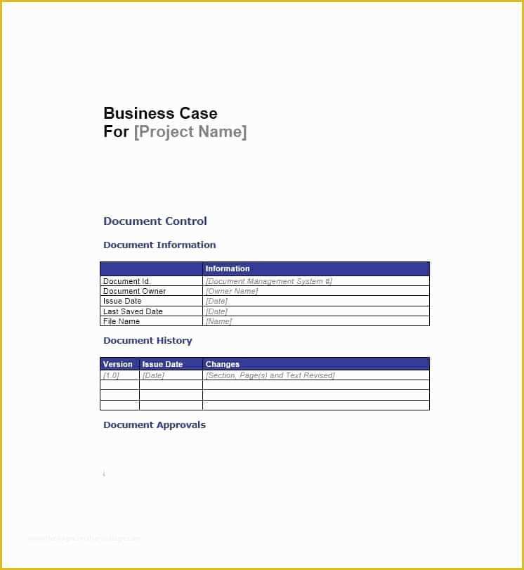 Free Business Case Template Of 30 Simple Business Case Templates & Examples Template Lab