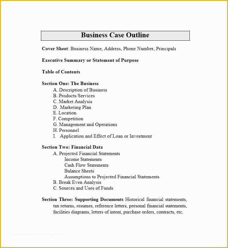 Free Business Case Template Of 30 Simple Business Case Templates & Examples Template Lab