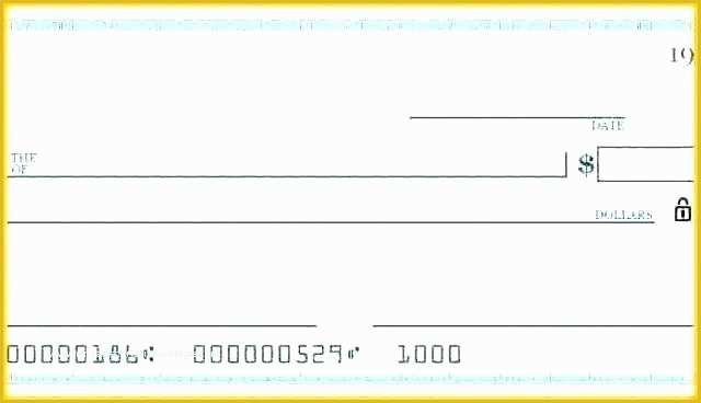 Free Business Check Printing Template Of Blank Check Templates for Word to Business Template