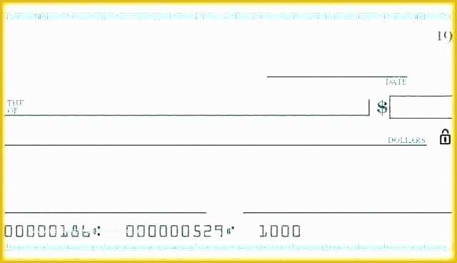 Free Business Check Printing Template Of Blank Check Templates for Word to Business Template