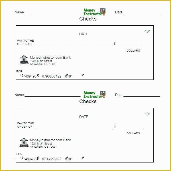 Free Business Check Printing Template Of Printable Business Check Template – Kazakiafo