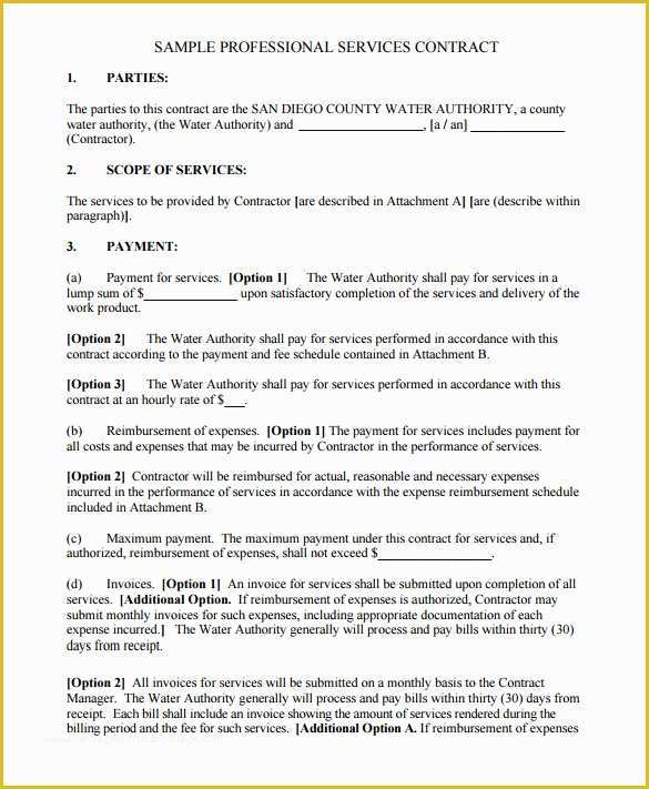 Free Business Contract Templates for Word Of 12 Service Contract Templates Pdf Doc