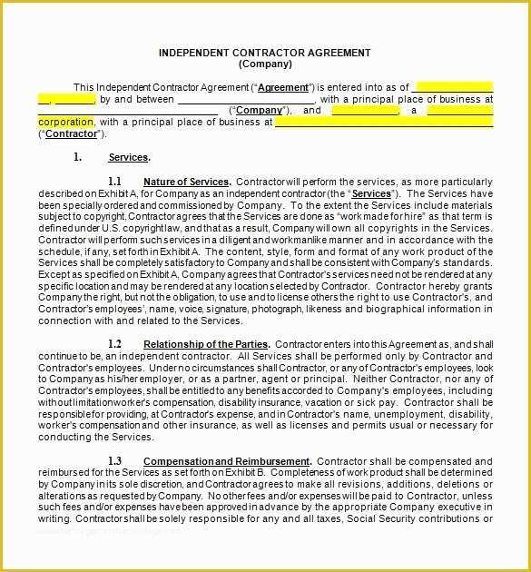 Free Business Contract Templates for Word Of 23 Business Contract Templates – Pages Docs