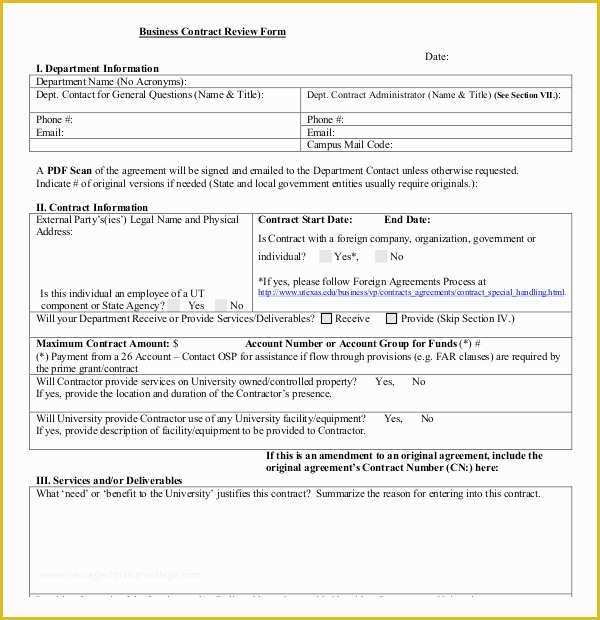 Free Business Contract Templates for Word Of Business Contract form