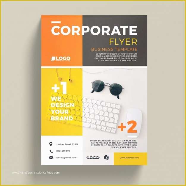 Free Business Flyer Templates for Word Of Modern Corporate Business Flyer Template Psd File