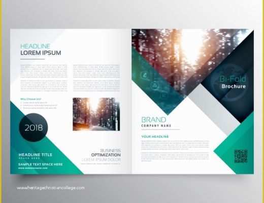 Free Business Flyer Templates Of Green Business Brochure Template Vector
