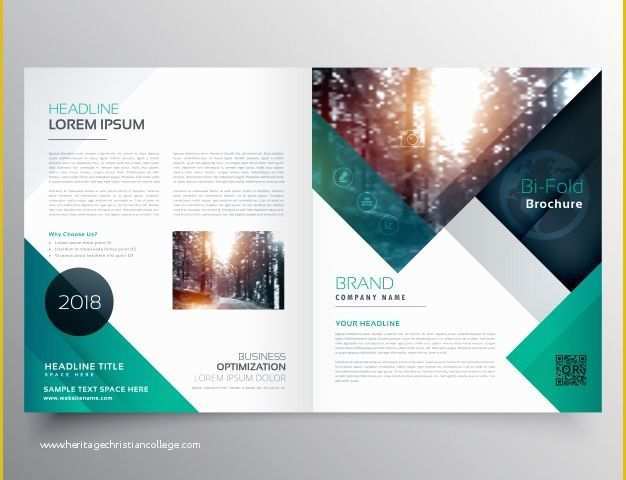 Free Business Flyer Templates Of Green Business Brochure Template Vector