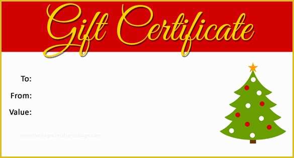 Free Business Gift Certificate Template with Logo Of 20 Christmas Gift Certificate Templates Word Pdf Psd