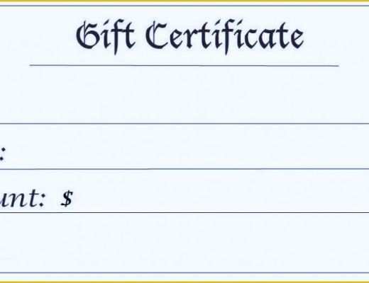 Free Business Gift Certificate Template with Logo Of Free Printable Gift Certificate Template Free