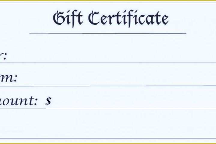 Free Business Gift Certificate Template with Logo Of Free Printable Gift Certificate Template Free