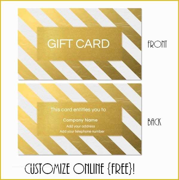 Free Business Gift Certificate Template with Logo Of Free Printable T Card Templates that Can Be Customized