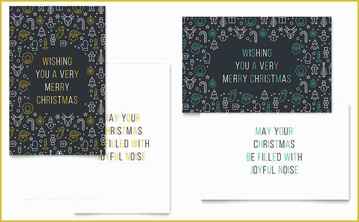 Free Business Holiday Card Templates Of Christmas Wishes Greeting Card Template Word &amp; Publisher