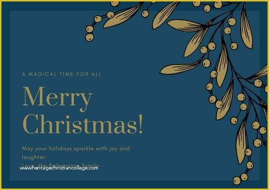 Free Business Holiday Card Templates Of Customize 418 Christmas Card Templates Online Canva