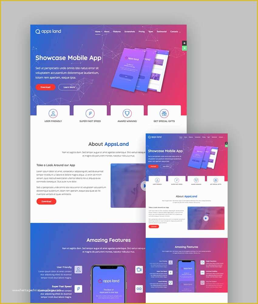 Free Business Landing Page Templates Of 18 Best Responsive HTML5 Landing Page Templates 2018