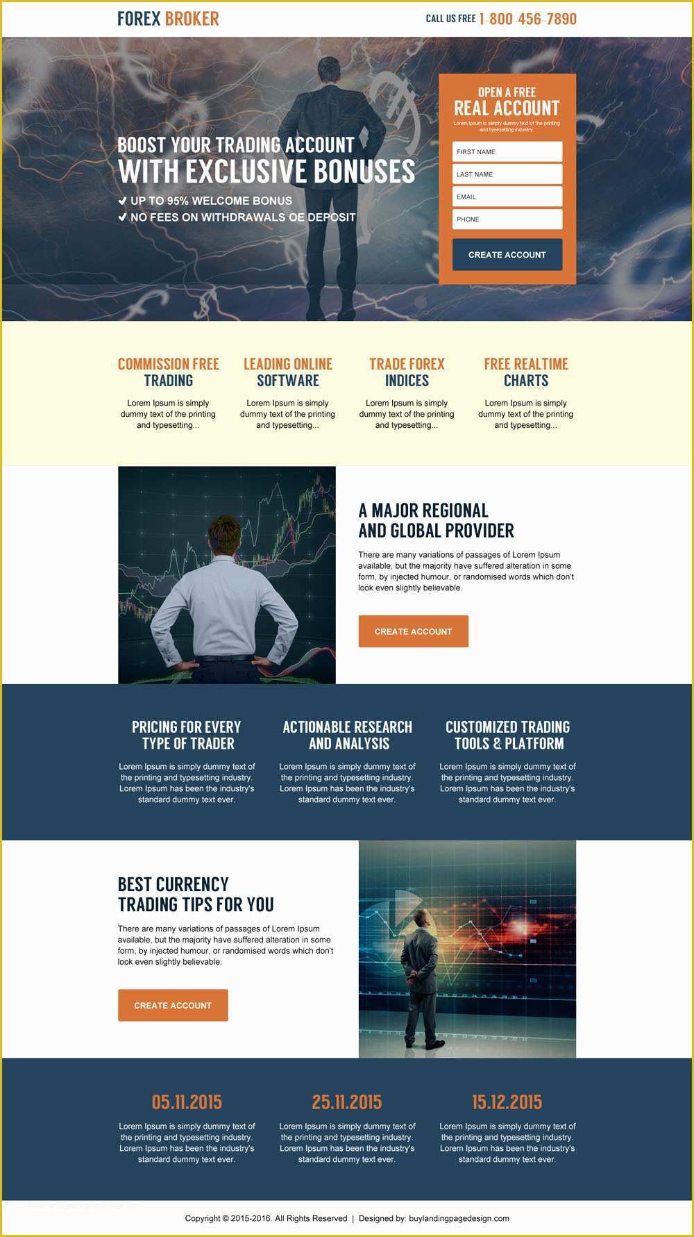 Free Business Landing Page Templates Of Best Landing Page Design Templates for Conversion and Sales
