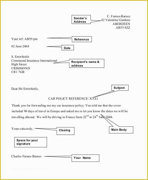 Free Business Letter format Template Of Business Letter format 12 Free Word Pdf Documents