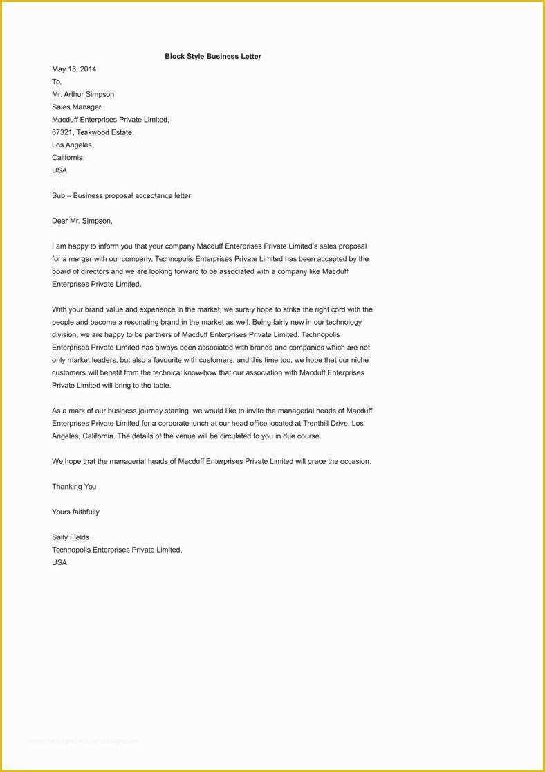Free Business Letter format Template Of Tips for Writing A Letter In Business format