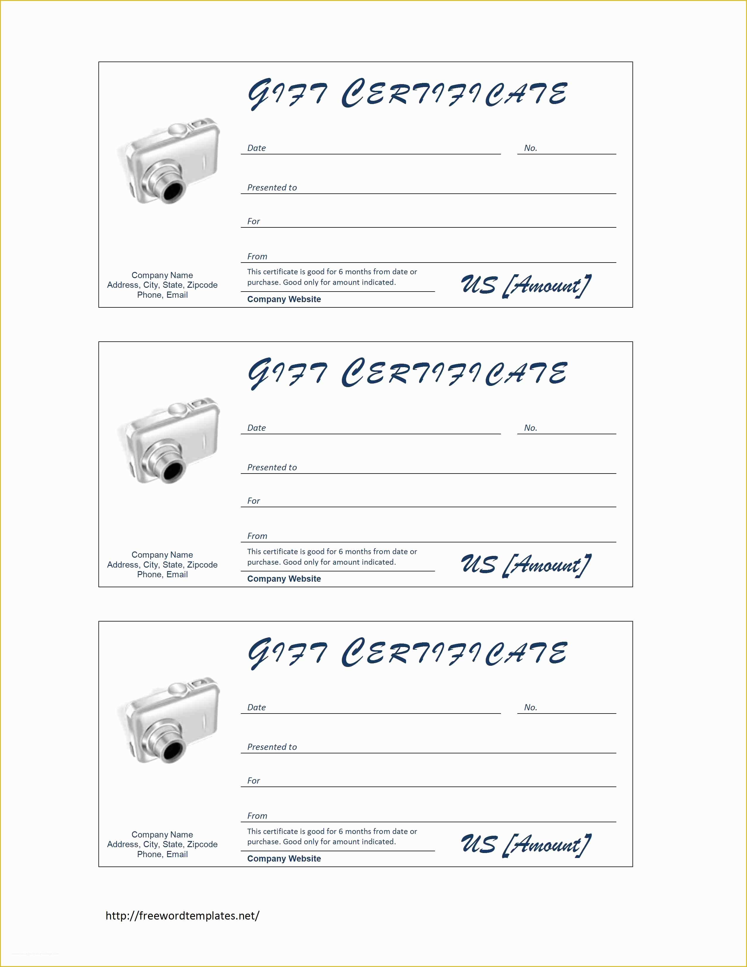 Free Business License Template Of Blank Gift Certificate Template Mughals
