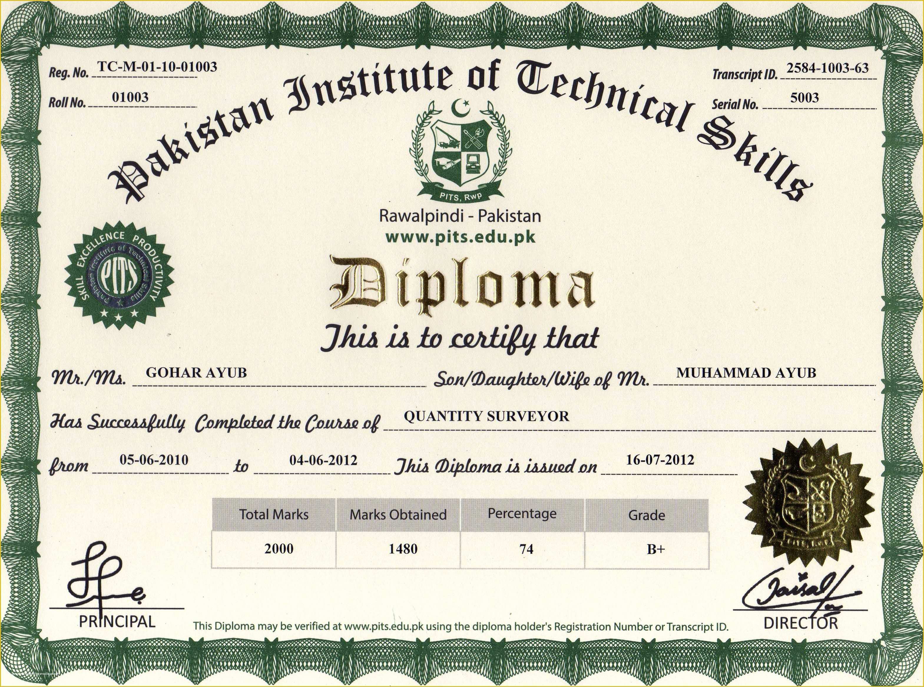 Free Business License Template Of Pits Sample Diploma