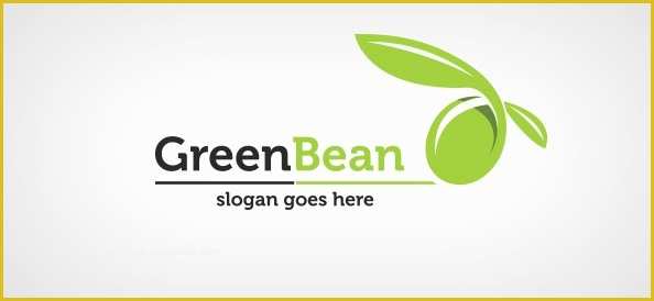 Free Business Logo Templates Of Green Bean Logo Template Free Logo Design Templates