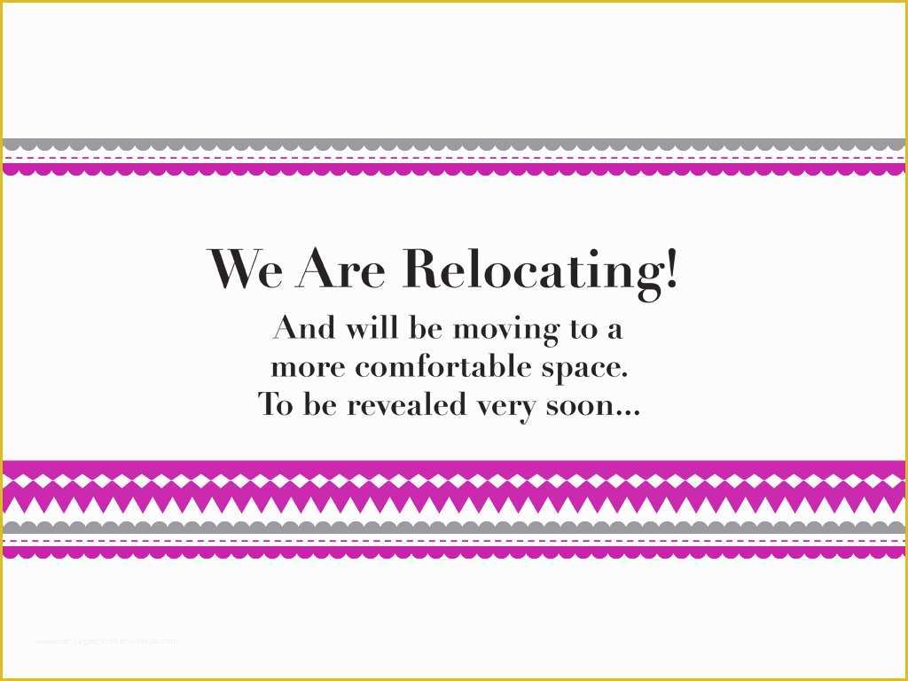 Free Business Moving Announcement Template Of 10 Best Of Notice Relocation Business Business