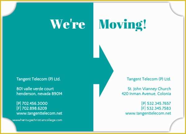 Free Business Moving Announcement Template Of Arrow Business Moving Announcement