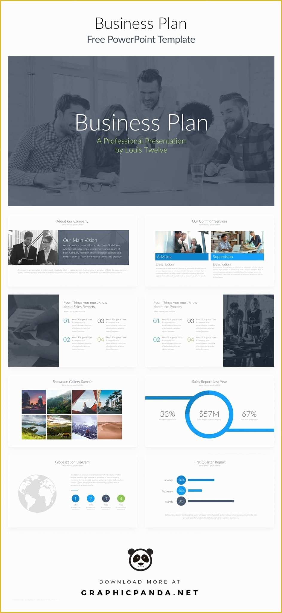 Free Business Pitch Powerpoint Template Of Free Business Plan Powerpoint Presentation Template