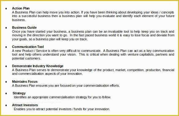 Free Business Plan Template Doc Of 13 Product Strategy Templates – Free Sample Example