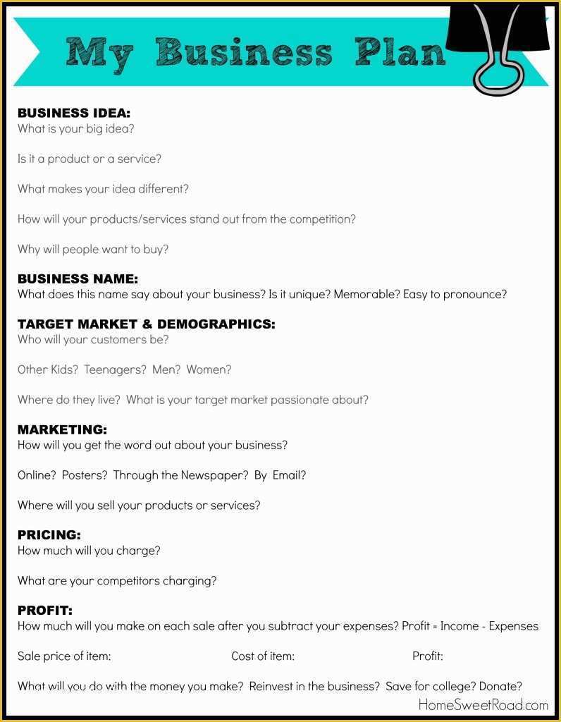 Free Business Plan Template for Summer Camp Of Free Business Plan Templates Samples 40 formats and