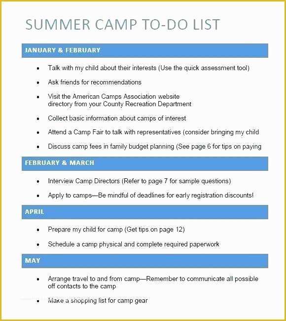 Free Business Plan Template for Summer Camp Of Summer Camp Business Plan Template