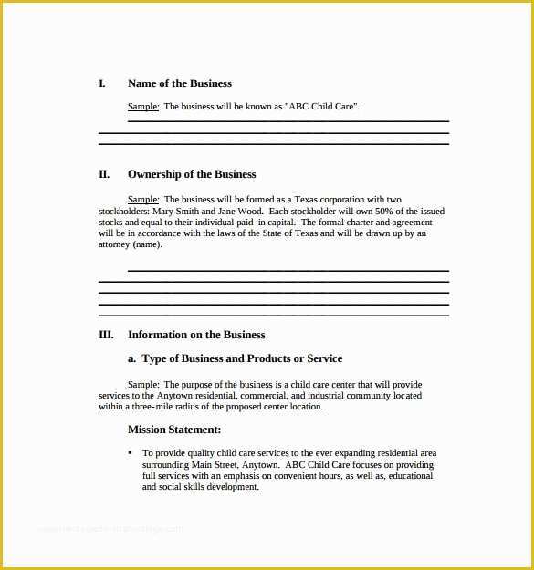 Free Business Plan Template Pdf Of Business Plan Template 32 Download Free Documents In