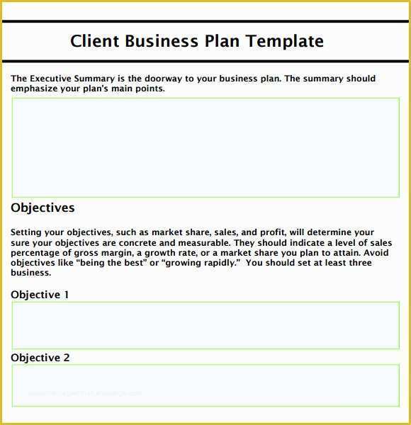 Free Business Plan Template Pdf Of Business Plan Template Pdf