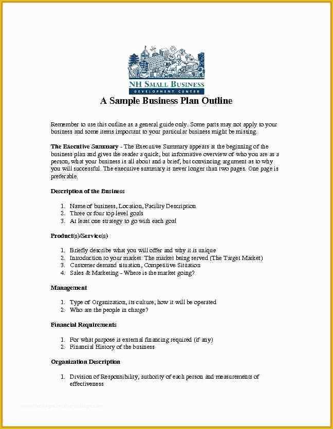 Free Business Plan Template Pdf Of Business Plan Template Pdf