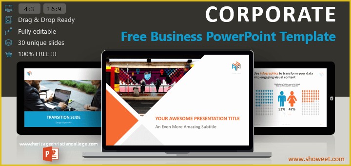 Free Business Powerpoint Templates Of Corporate Business Powerpoint Template